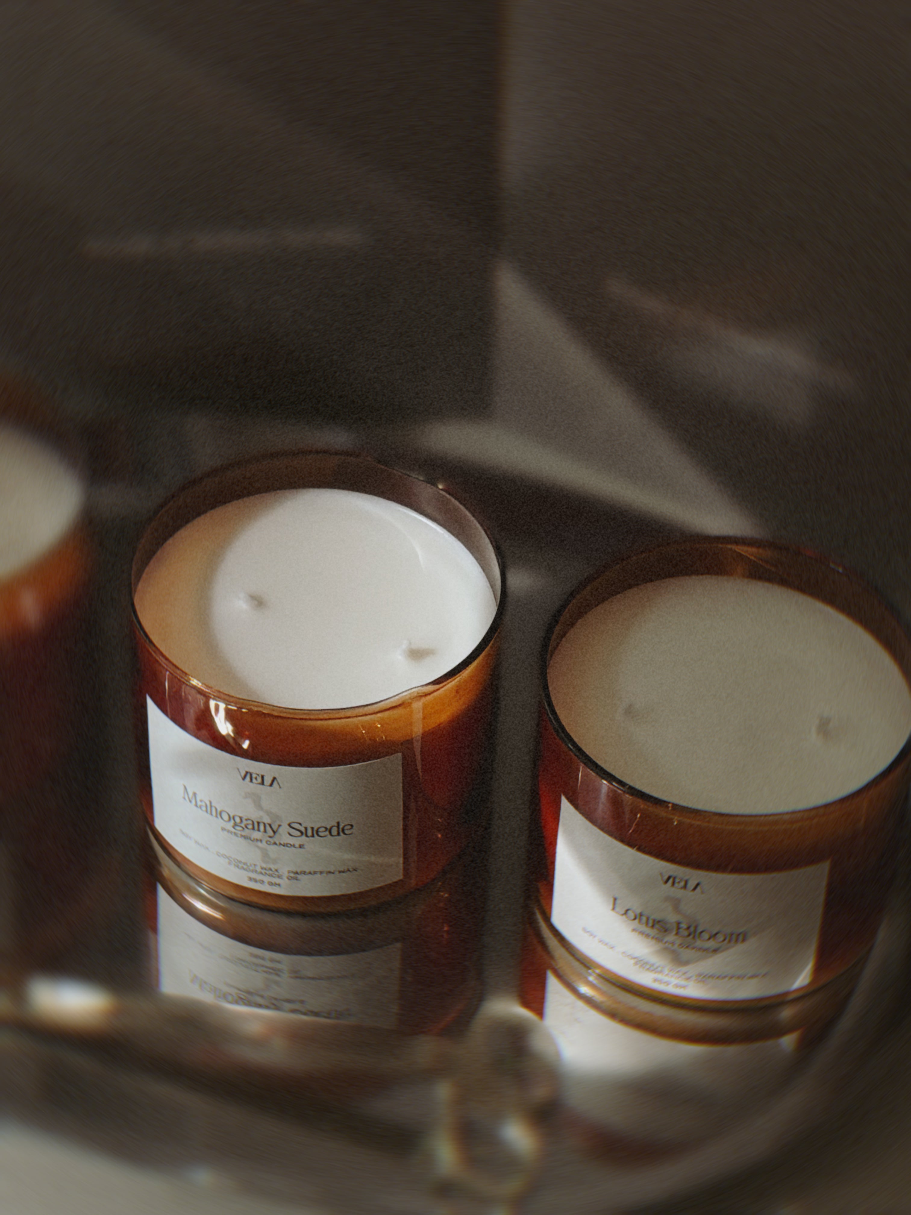 Mahogny suede Candle
