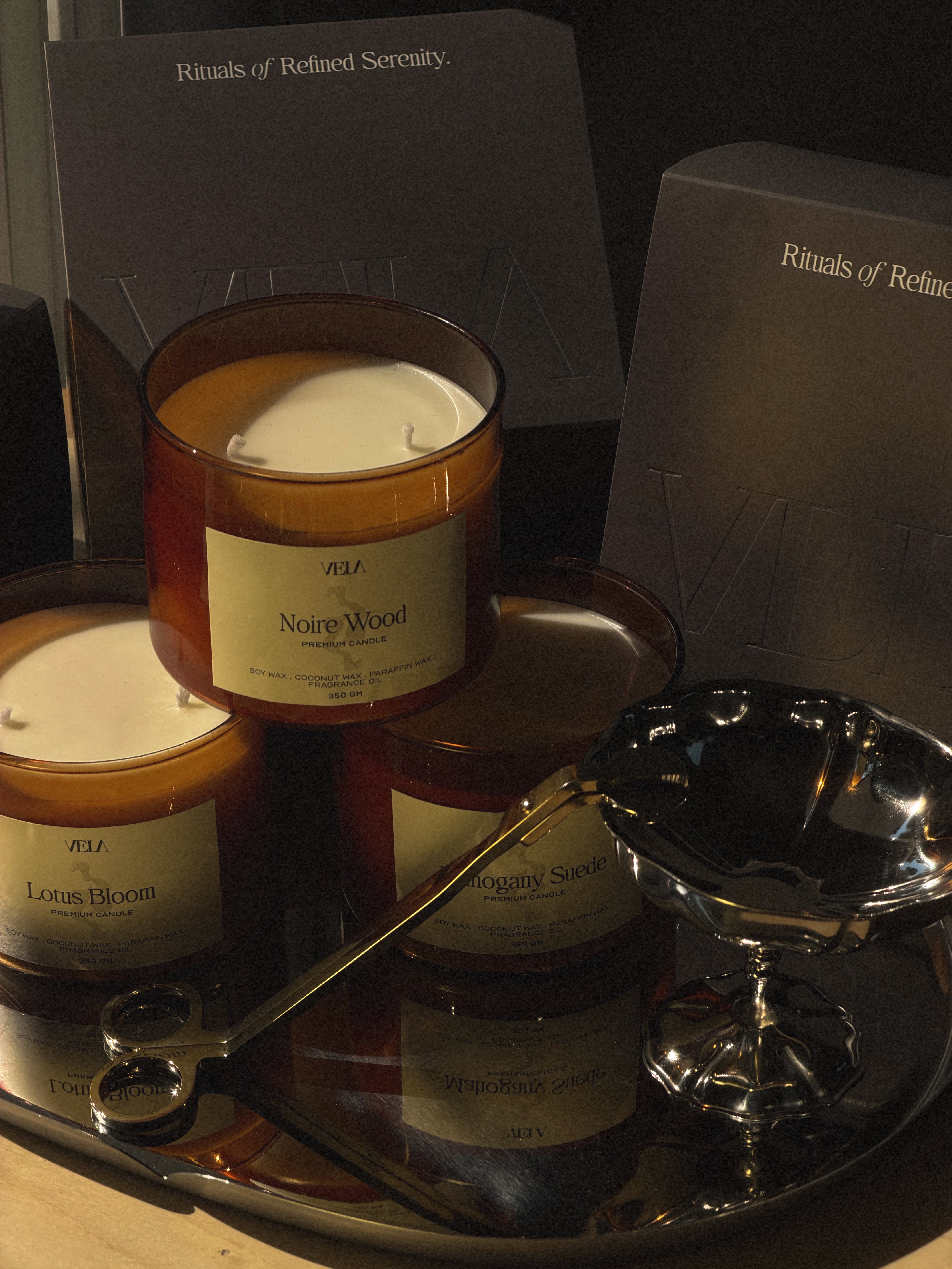 Mahogny suede Candle