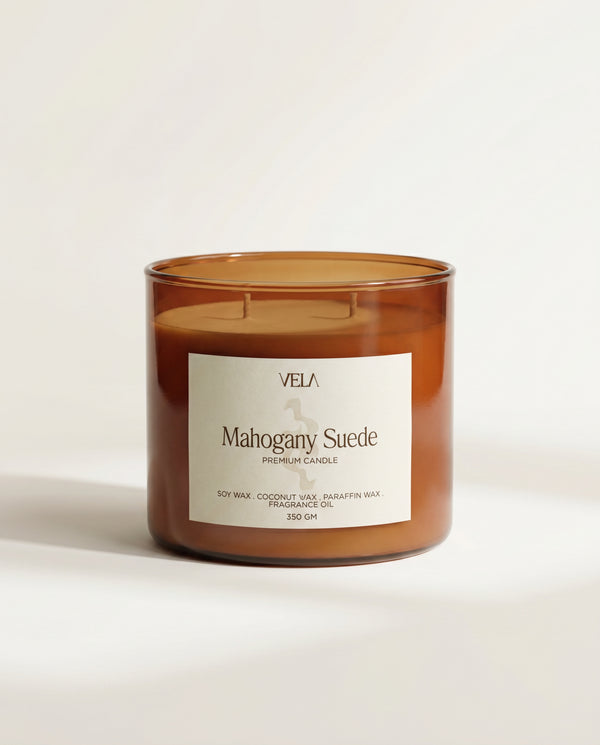 Mahogny suede Candle